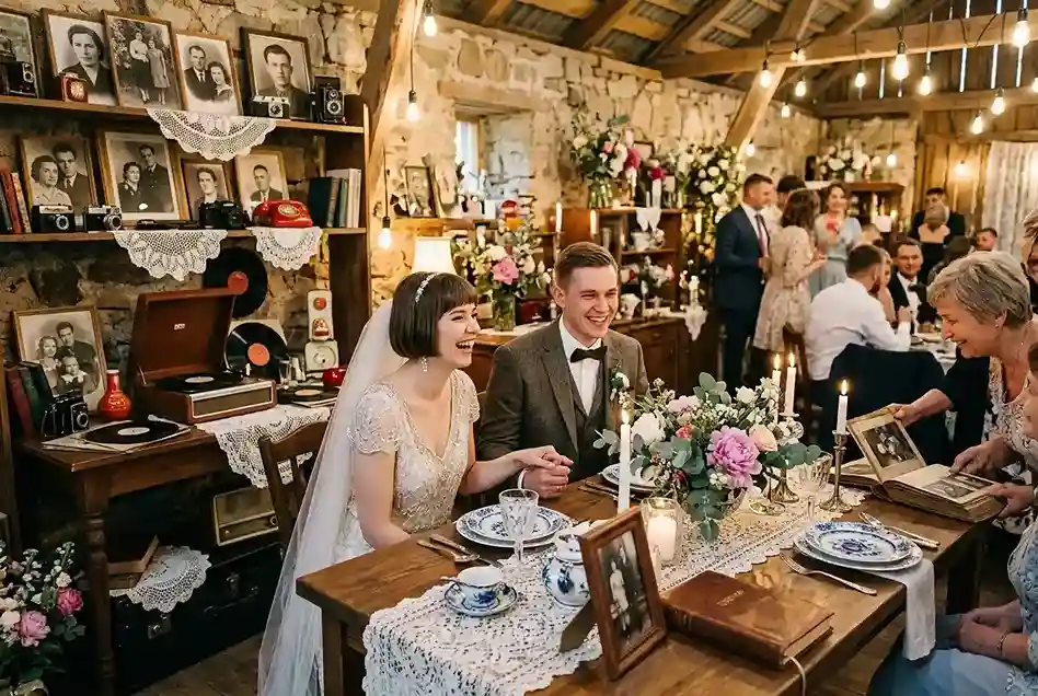 Mariage vintage 2026 : comment les objets de famille deviennent le cœur du décor