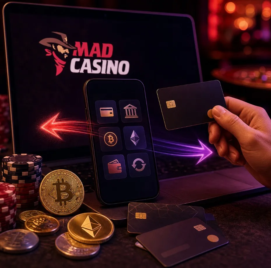 Paiement Mad Casino : dépôt, retrait, carte, wallet et crypto